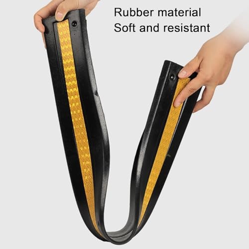 Protection d'angle murale pour parking en caoutchouc épais robuste 40cm