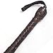 Bull Whip 12 Foot 16 Plaits Kangaroo Hide Leather Equestrian Bullwhip or for Whip Cracking Sport Leather Belly & Leather Bolster Inside, Indiana Jones Dark Brown