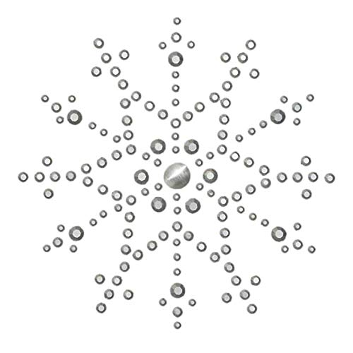 Mono Quick 12028 Schneeflocke Strass Applikation, Bügelbild, Strassmotive, Edelstein Look