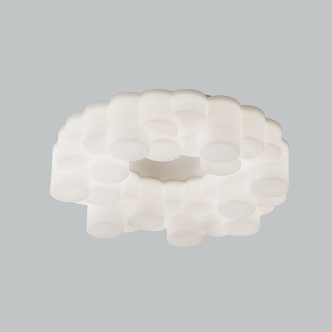 KXEcoLife led simple cream wind ceiling light, Scandinavian modern chandelier, bedroom hall light,ceiling lamps