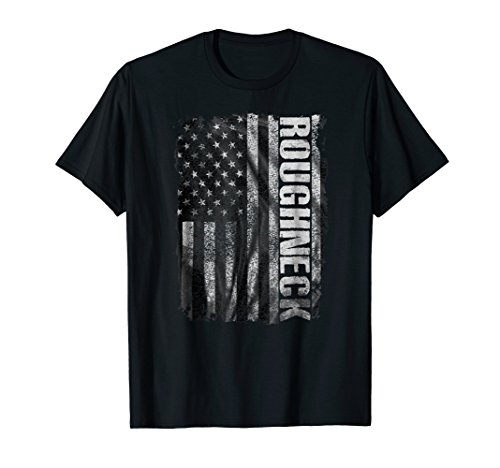 American flag Oilfield t-shirt Roughneck shirt