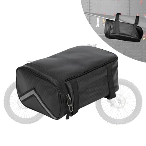 Alforja para manillar Runfarr S-20 negra compatible con motocicletas Surron Light Bee X, Light Bee S, X160, X260 y Talaria Sting miniatura 2