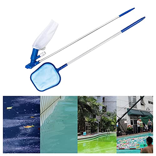 Conjunto de limpeza de piscina Ferramentas de limpeza Manutenção Acima do solo Escumadeira Escova de