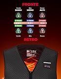 Zoom IMG-1 kemimoto gilet riscaldato uomo elettrico Zoom IMG-1 kemimoto gilet riscaldato uomo elettrico
