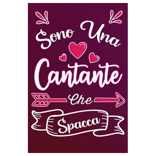 Sono Una Cantante Che Spacca: Idea originale regalo per Migliore Cantante del Mondo - Quaderno utile divertente per donna collega mamma sorella amica ... festa della mamma, fine anno. Ti voglio bene