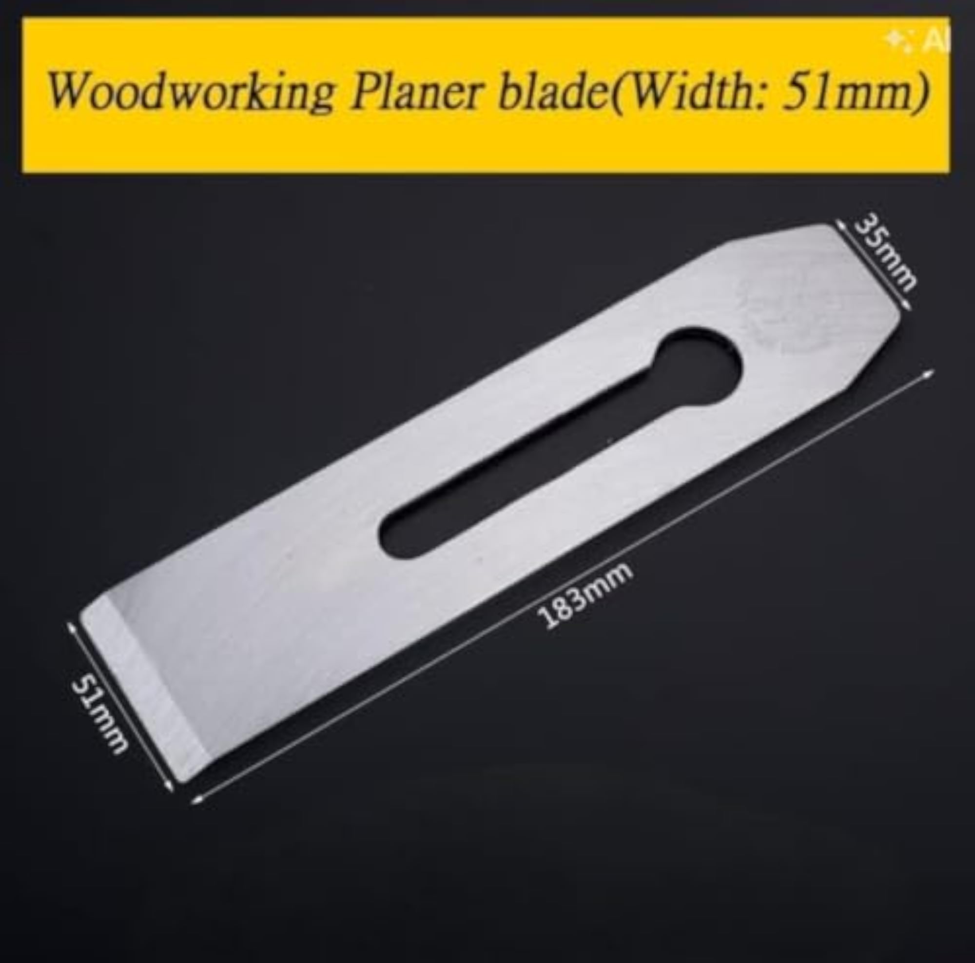 HSS and TCT Hand Planer Blade Combo, Pack of 2