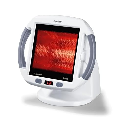 Beurer IL 50 Infrarot-Wärmestrahler, Medizinprodukt zur Behandlung von Erkältungen und Muskelverspannungen, Infrarotlampe mit 300 Watt Leistung 100% UV-Blocker, Weiß, 1 Stück (1er Pack)