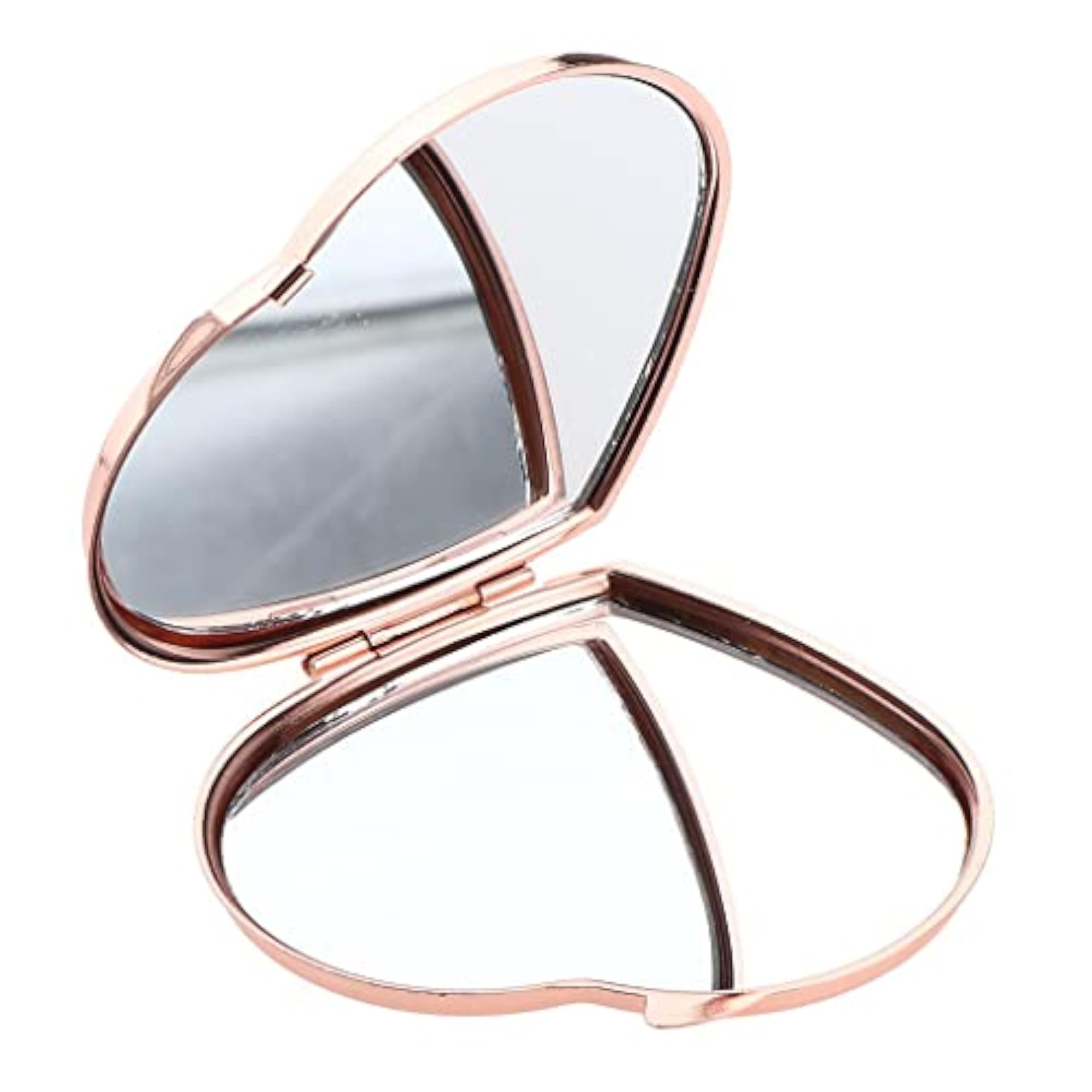 Heart Shaped Mini Portable Pocket Vanity Mirror Travel Makeup