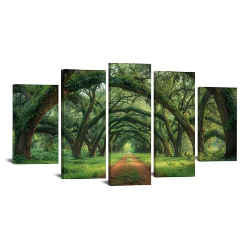 Tableau décoration sur toile forêt pour chambre et salon moderne