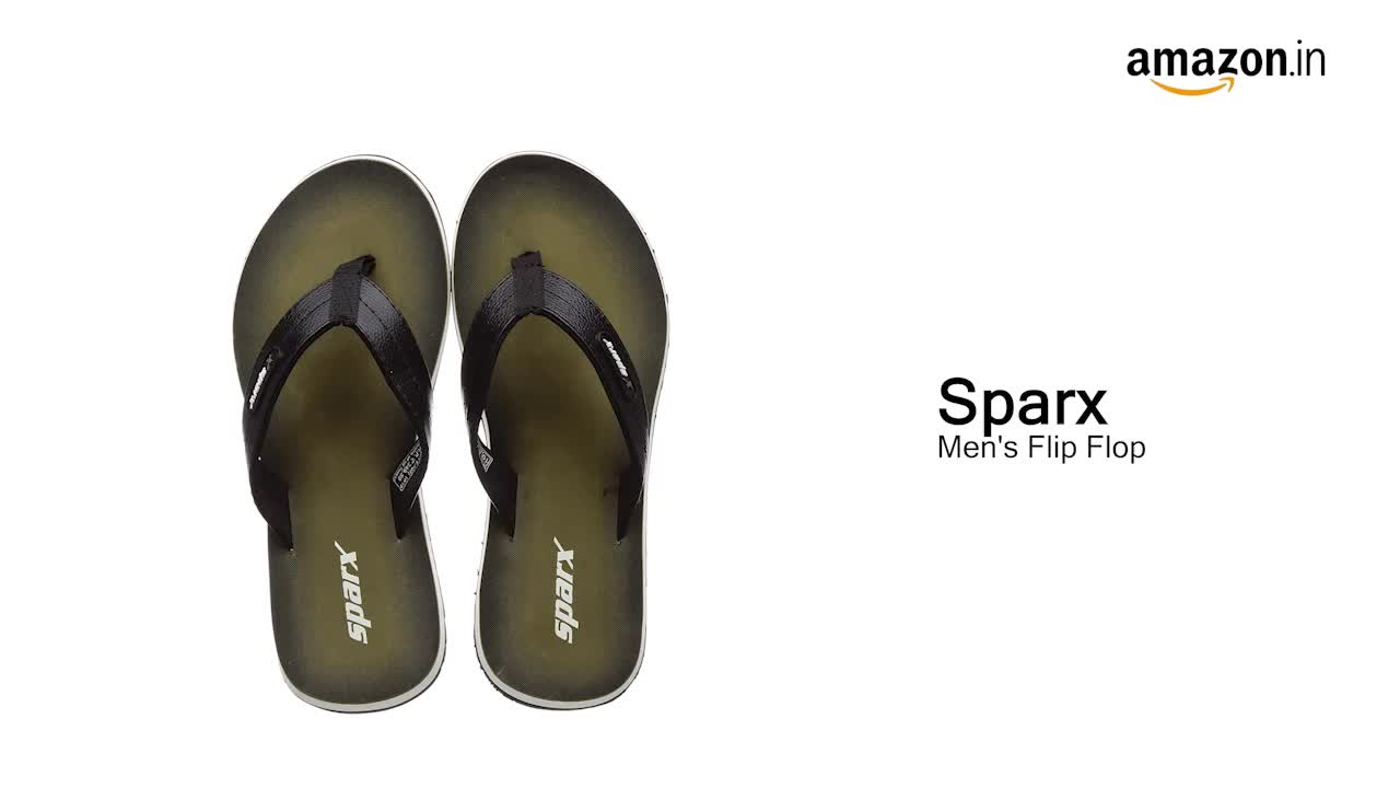 Buy Sparx Mens Sf0541g Black Olive Slippers - 6 UK (SF0541G_BKOL0006) at  Amazon.in