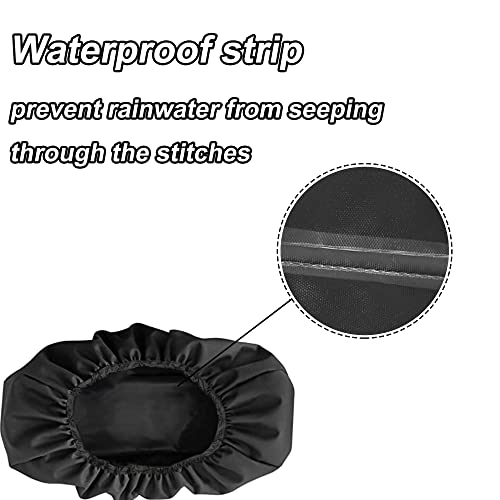 Waterproof Winch Cover Heavy Duty Winch Dust Cover Indoor & Outdoor Winch Protection Cover For Electric Winches 8500-17500 Lbs Black #TOP3