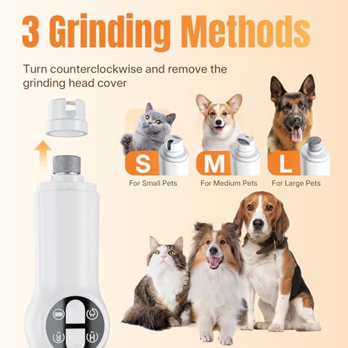 Image of Mcbazel 2 in 1 Pet Micro Precision Trimmer & Nail Grinder, Multifunctional Rechargeable Pet Shaver Hair Nail Trimmer with LED Light for Paws Eyes Ears Face Buttocks for Large /Small Dogs and Cats