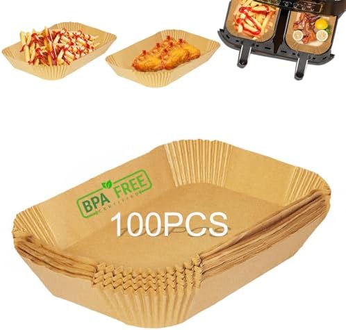 100 Stück Backpapier Für Heißluftfritteuse - Ninja AF400EU Kompatibel
