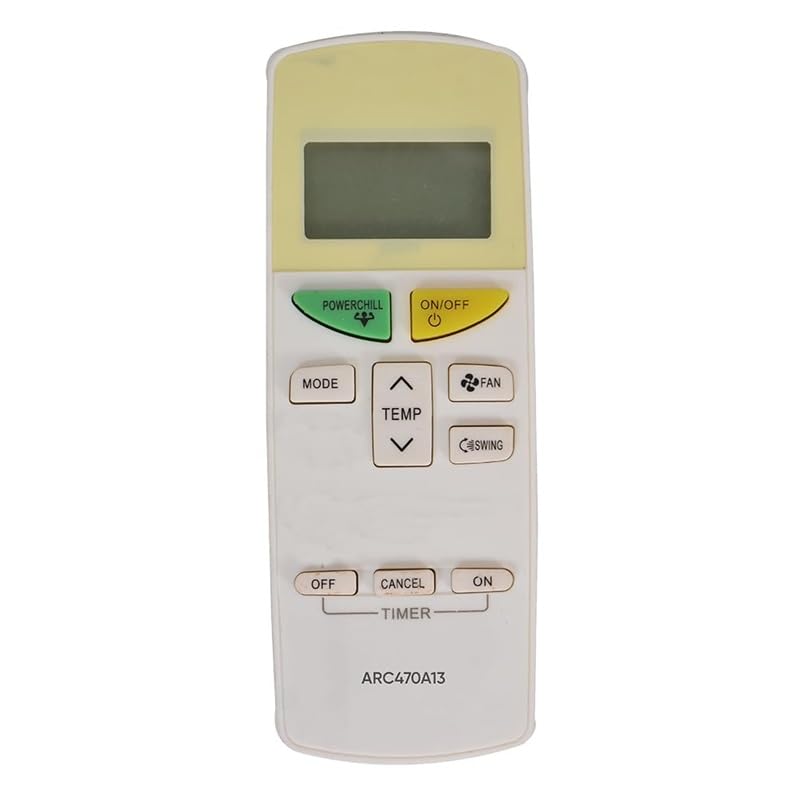 Image of AMAZOR Ac Remote- Model ARC470A13 132K Compatible with Daikin Ac Remote Original | Suitable for 1 | 1.2 | 1.3 | 1.5 | 1.8 | 2 | 2.2 | 2.5 | 3 Ton Split and Window Air Conditioner