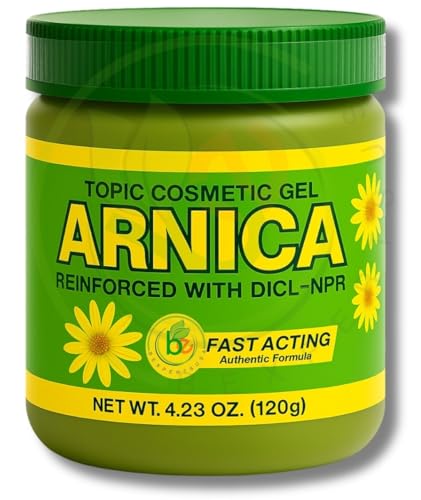 Arnica Flores Gel(Pomada)4.23 oz–Natural Concentrated Topical Gel for Muscles & Joints,Fast-Absorbing, Botanical Aroma Massage Therapy,Post-Workout,Daily Use,100% Natural, Vegan,Non-GMO–by BexpertsUSA