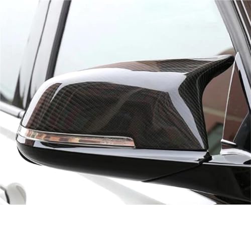 Couvercle rétroviseur en fibre carbone style remplacement pour BMW F32 F30 F31 F33 F36 noir - 4
