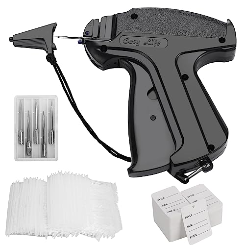 Standard Price Tagging Gun, 2206 Pcs Tagging Gun Kit for Clothing Clothes Label Tag Gun with 2000Pcs 2'' Barbs Fasteners Attachment & 6 Needles 200 Clothing Labels Family Yard Sale Tagging Gun Set