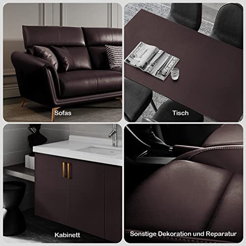 Pellicola autoadesiva in pelle PU, per mobili e