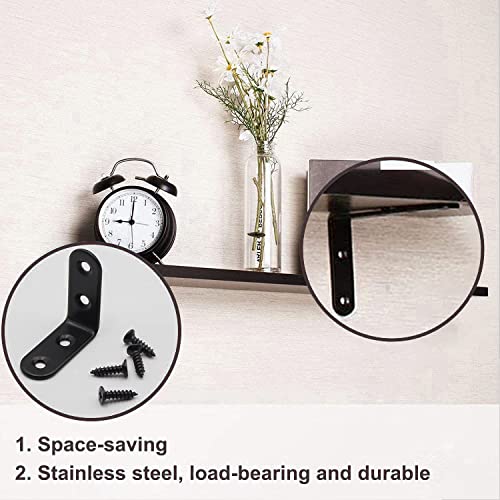 Image of YAMASO 20PCS L Bracket Corner Brace, Stainless Steel