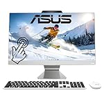ASUS 2025 All-in-One Desktop, 23.8" FHD Touchscreen, Intel Core i5-1235U(Beats Ryzen 7 5700U), 16GB RAM, 512GB SSD, Intel UHD Graphics, Wi-Fi 6, 720p Camera, HDMI, Keyboard & Mouse, Windows 11 Home