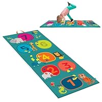 B. toys – Turnmatte Kinder – Spielzeugmatte klappbar – mit Zahlen, Tiere, Himmel-und-Hölle-Hüpfspiel – Weichbodenmatte für zuhause – ab 3 Jahren – Gymnastikmatte faltbar