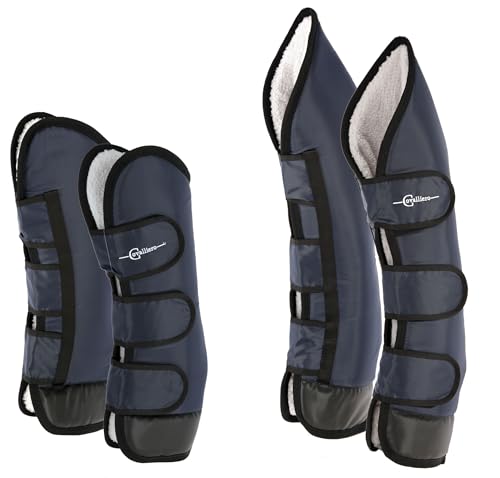 EXCELLENT Suministros Para El Caballo Botas De Transporte Caballo De Tamaño Completo 4 Pc