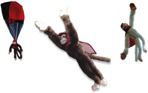 iN. 3pc Set Slingshot Flingshot Superfly Parachute, Glow The Dark, and Classic Monkeys