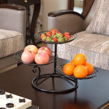 Cesto Portafrutta In Metallo A 3 Emisfere - Set Di Ciotole Per Frutta E Verdura, Design Moderno Per Cucina, 20/25/30 Cm