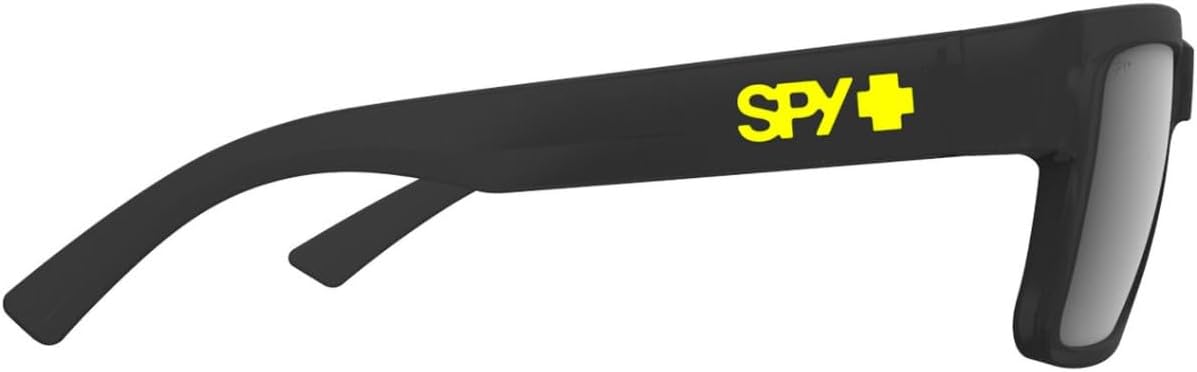 Spy Montana Sunglasses Translucent Black with Happy Platinum Lens 54mm