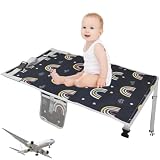 YGCHEN Kinder Flugzeugsitzverlängerung, Faltbare Sitzverlängerung mit Fußhängematte, Bequeme Beinauflage für Langstreckenflüge, Ideal für Kinder, um die Beine auszustrecken und zu entspannen