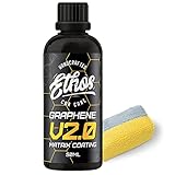 Ethos Handcrafted Car Care Graphene Matrix Coating with Applicator - Graphene Ceramic Coating | 5+ Years of Protection | Incredible Hydrophobic - Revolutionary Graphene Nanotechnology