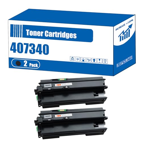 Compatible for Ricoh 407340 Toner Cartridges SP 3600DN 3600SF 3610SF 3710SF 4510DN 4510SF Printers, High Yield 7000 Pages, Accurate Imaging Rich Colors (2-Pack Black)