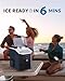 Nugget Ice Maker Countertop, Crushed Chewable Ice Maker Machine with Self-Cleaning, 34Lbs/24H, Pebble Portable Ice Machine with Ice Scoop, One-Click Operation, for Home Bar, Kitchen, Office, RV