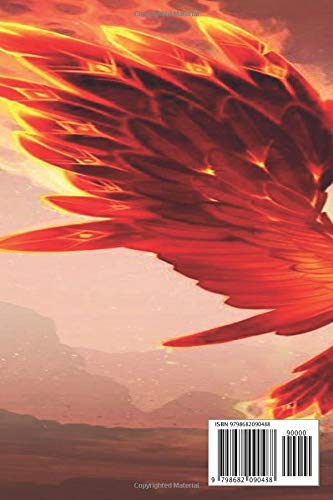 Phoenix Composition Notebook: Notebook large Size 6 x 9 Ruled 100 Pages - Image 2