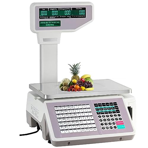 Báscula Digital Etiqueta de Precio con Impresora 30kg miniatura 1