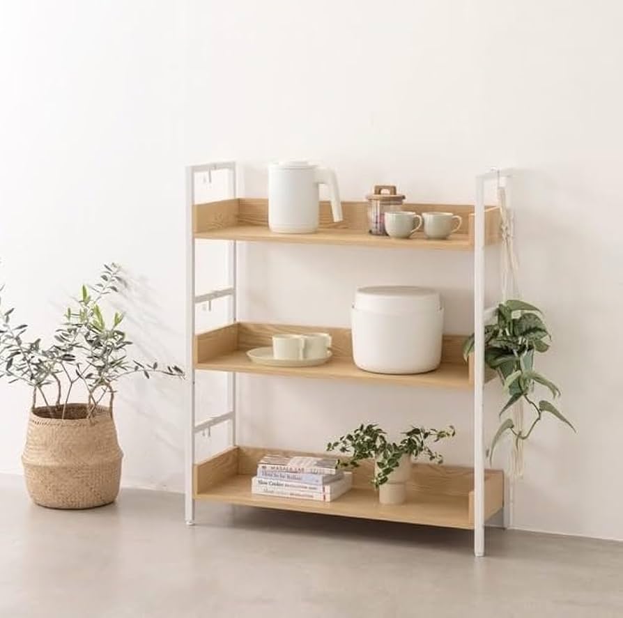 Amazon｜インテリア共和国 オープンシェルフ おしゃれ ラック