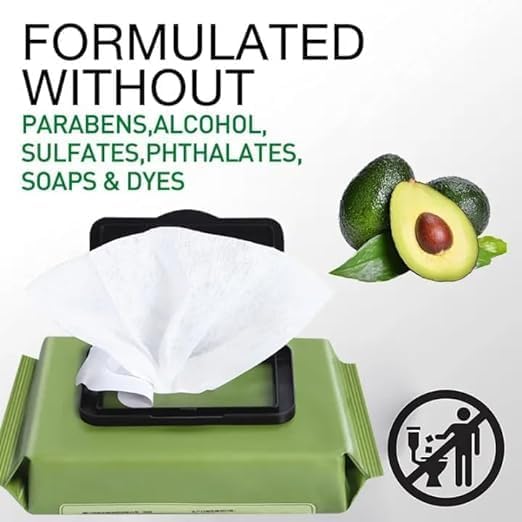 ZANKHIT Makeup Remover Wipes β Gentle Face Cleansing & Makeup Removing Wet Wipes | Twacha Ko Saaf Karne Wale Face Wipes for Daily Use (60 Pcs) 2