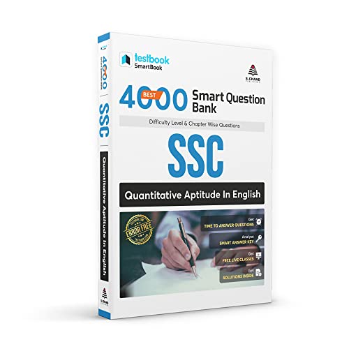Best 4000 Smart Question Bank SSC Quantitative Aptitude in English