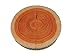 Wood Log Slice Realistic Soft Velvet Foam Pillow