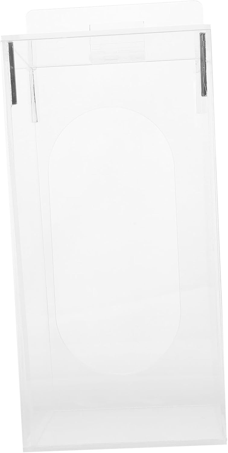Acrylic Wall-Mounted Mask and Glove Dispenser for Easy Access Offices Clinics and Labs Space-Saving Storage for Face Masks and Gloves Lightweight and Design