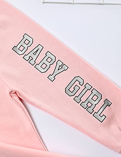 Menglang Toddler Girl Clothes Outfits Baby Girl Cropped Hoodie Pants Fall Winter Sweatshirt Set For Baby Girl 2T/3T #TOP5