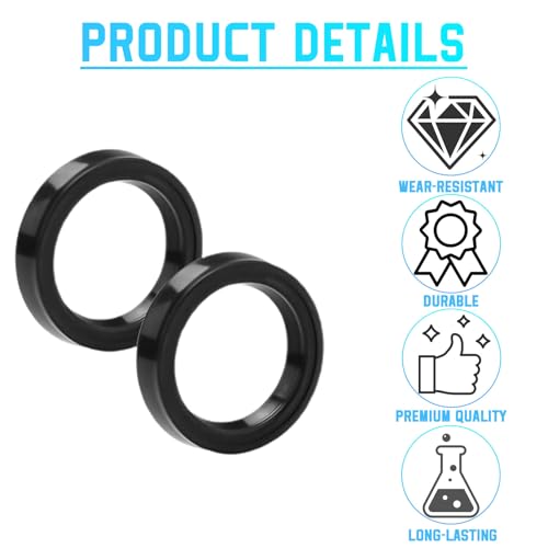 CUVZORA 2 Stück Pool Pump Seal Ring, Silikon Einlass und Auslassdichtungen, Ersatzdichtungsring für Whirlpool-Anschlussstück, Geeignet für Whirlpools, Schwimmbäder und Thermalbecken