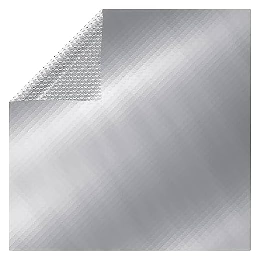 Vxl Cubierta De Piscina Pe Plateado 732X366 Cm