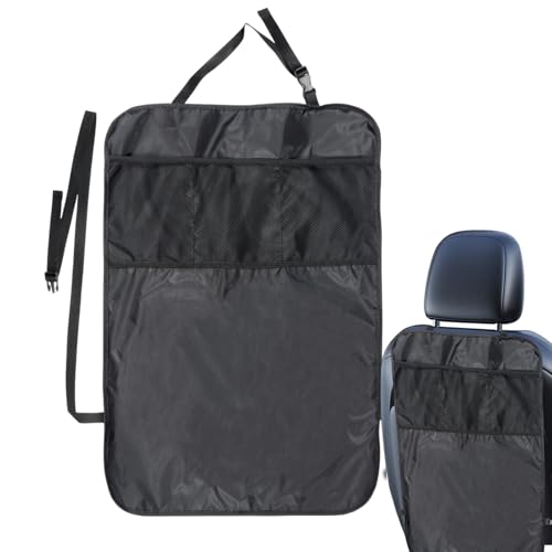 Protector de respaldo de coche para pies de niños, protector para asiento trasero antipatadas, accesorios antiarañazos para viajes y desplazamiento en el coche