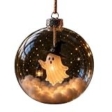 Halloween bal ornamenten voor boom decoratieve transparante onbreekbaar
