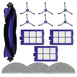 13 PCS Zubehör-Kit für Eufy RoboVac X8/ X8 Hybrid Saugroboter, Ersatzteile Hauptbürste, Seitenbürste, Filter, Mopp-Pads