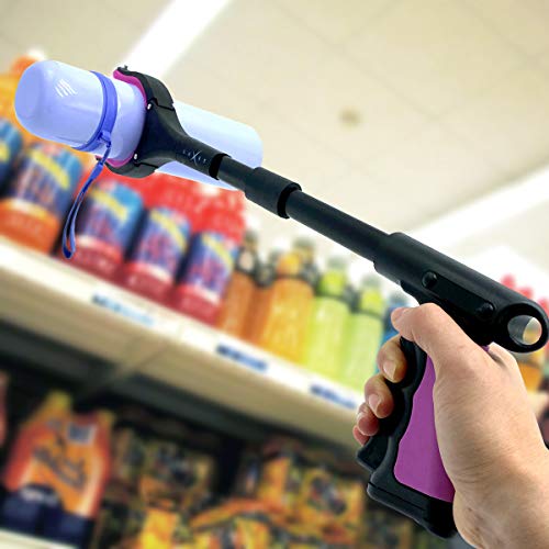 Grabber Reacher Tool 19 Inch Long, Foldable Pick Up Stick - Strong Grip Magnetic Tip - Heavy Duty Trash Picker Claw Reacher Grabber Tool Elderly Wheelchair Mobility Aid (Pink) #TOP5