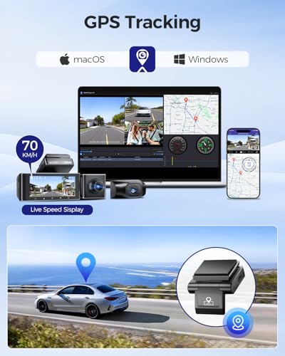 AZDOME M550 Max 4K 3 Channel Dash Cam, Dual STARVIS Sensors - image 8