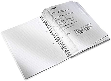 Leitz A4 Flexible Cover Notebook, White Wire Bound, 80 Sheets, Ruled, 80 gsm Ivory Paper, Wow Get Organised Range - Image 4
