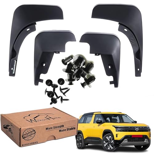 Image of WolkomHome Mud Flap Compatible with Sierra Ev - Durable Splash Guards for Car Exterior Protection